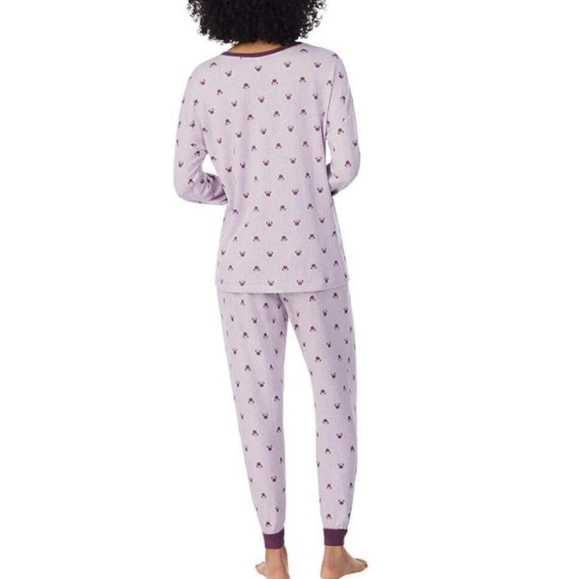 NWT Disney Ladies' 2 Piece Pajama Set Minnie Mouse Purple XXL - Picture 4 of 6